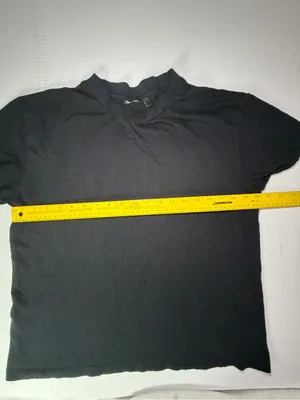 Women's Black boxy Short-Sleeve Crewneck Tee thumbnail 4