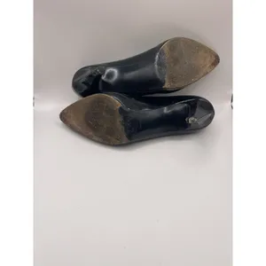 Stuart Weitzman Women's Patent Leather Pumps Shoes Black And Gold Size 7 Bin E‎ thumbnail 9