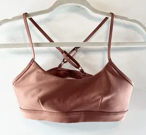 Alo Airlift Intrigue Sports Bra Chestnut Brown Small thumbnail 1
