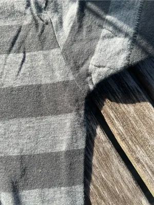 Sex & drugs & Barack & roll Fidelity Black & Gray Striped women’s slim fit thumbnail 3