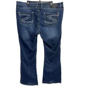 Seven7 Jeans Women 24 Bootcut Mid‎ Rise Stretch Embellished Pocket Y2K Western thumbnail 2