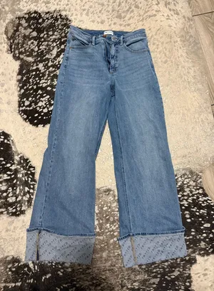 Cuffed denim jeans Blue Size 27 thumbnail 1