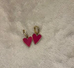 Heart Earrings Pink thumbnail 2