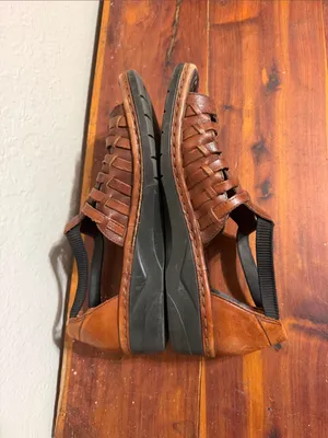 Rieker Woven Leather Sandals Size 39 thumbnail 6