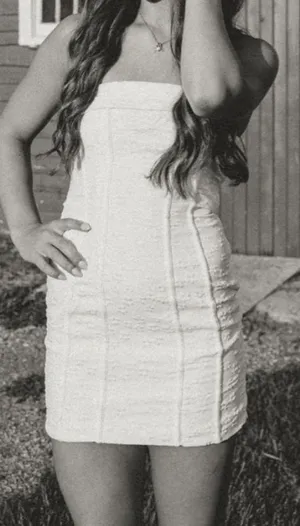 Princess Polly White Mini Dress 2 thumbnail 3