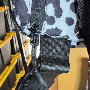 NWT Black & White Leopard Mini Belt Bag | Crossbody Fanny Pack thumbnail 10