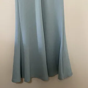 Lulus‎ Melora Slate Blue Sleeveless Maxi Dress V Neck Gown Size S thumbnail 9