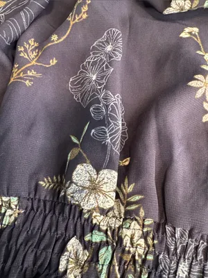 Maurices Navy Floral Dress thumbnail 2