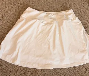 Amazon White mini athletic skirt thumbnail 1