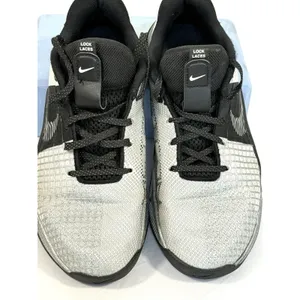 Nike Metcon 8 Premium Womens 8 Silver Iridescent Cross Training Shoes DQ4681-100 thumbnail 2