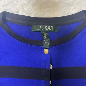 Ralph Lauren Blue and Black Striped Top thumbnail 2