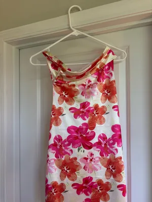 Amazon Strapless floral dress thumbnail 5