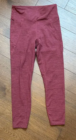 Joy Lab Maroon High-Waisted Leggings Size Small C7-014 thumbnail 1