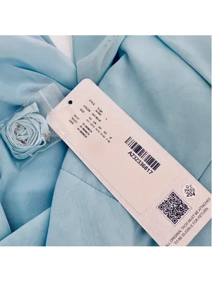 NWT Women's Azazie Saige Chiffon Maxi Dress Size 10 Sky Blue thumbnail 4