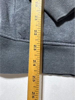 Earth Yoga XL Gray Sustainable Organic Cotton Zip-Up Hoodie thumbnail 3
