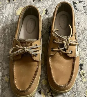 Sperry women’s dockside leather boat shoes size 8.5 thumbnail 1