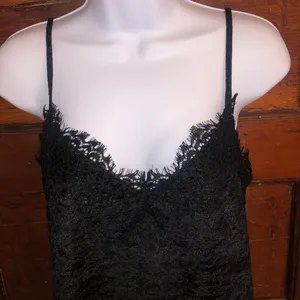 Black Spaghetti Top Blouse thumbnail 2