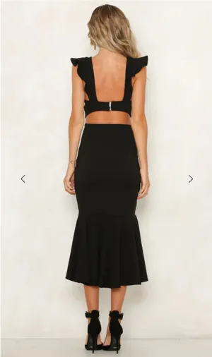 Hello Molly Only On Stage Midi Dress Black thumbnail 6