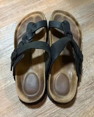 Cushionare Black Women's Braided Strap Footbed Sandals thumbnail 1