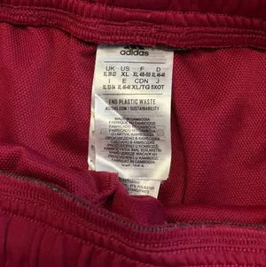 Adidas Pants Womens XL Red Wide Leg AeroReady Sweatpants Polyester Athleisure thumbnail 8