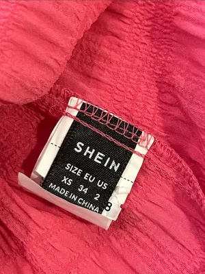 SHEIN Hot Pink Tiered Smocked Sundress thumbnail 4