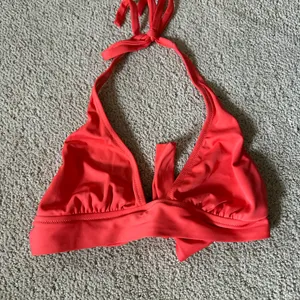 J Crew halter back bikini top red thumbnail 2