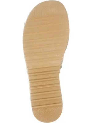 Coconuts by Matisse Del Mar Platform Slide Sandals Natural Raffia Size 9M thumbnail 7