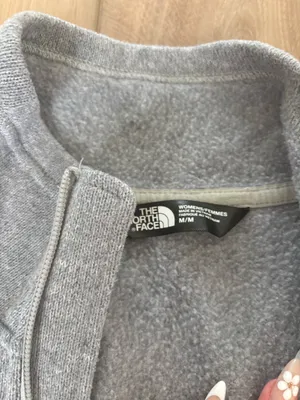 Grey North Face The Fleece Jacket thumbnail 2