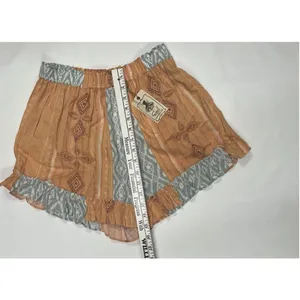 Easel Boutique Colorful‎ Printed Lounge Shorts Size Small Elastic Waist Band thumbnail 5
