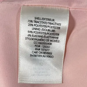 Alice + Olivia Lita Pink Cowl Back Shift Mini Dress Large Homecoming Cocktail thumbnail 8