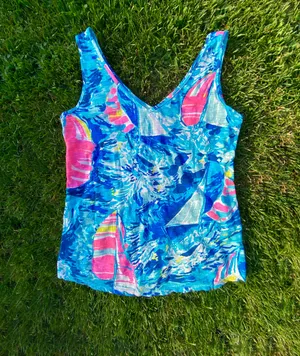 Lilly Pulitzer Tank Top Hey Bay Bay thumbnail 2