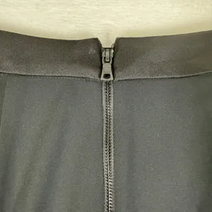 Alice + Olivia‎ Black High Rise Pleated Straight Leg Trousers Back Zip Career 4 thumbnail 8