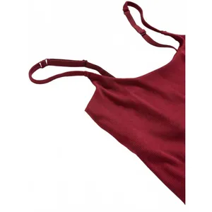 Rib-Knit Brami Top Old Navy Burgundy NWT Small thumbnail 3