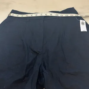 Old Navy Black Linen high Rise Trouser Shorts thumbnail 7