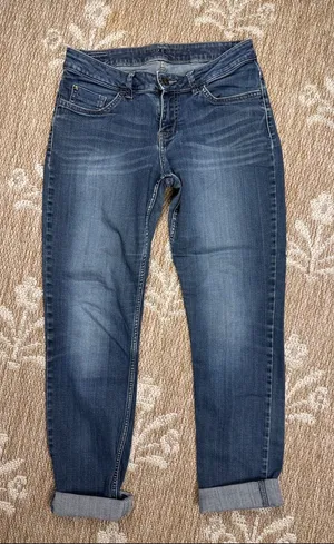 Crafted by Lee skinny Jeans in Medium Blue Wash thumbnail 1