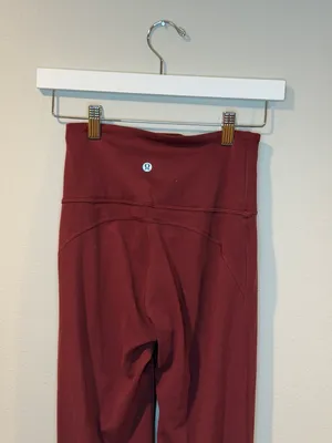 Lululemon Flare Pants Maroon thumbnail 3