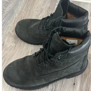 Timberland Premium 6 Inch Waterproof‎ Boots Black Nubuck Leather Women 6 thumbnail 5
