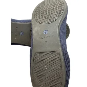 Rothy's The Ballet Flat Navy Indigo Blue‎ Trim Almond Toe Knit Shoes Womens 9 thumbnail 5