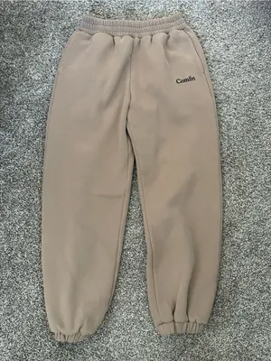 Unisex COMFRT Cloud Sweatpants Latte Size M Tan Size M thumbnail 2