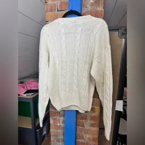 Vintage Grannycore Knit Sweater Size XL thumbnail 5