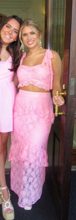 Two Piece Lace Skirt Set thumbnail 1