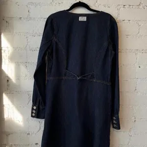 Levi-s Women's Blue and Navy Dress thumbnail 2