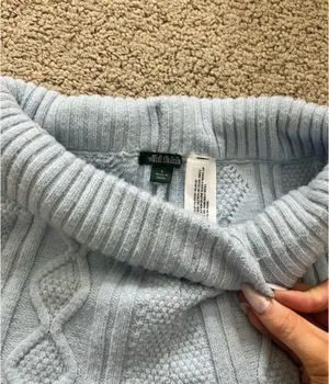 Knit cozy flare pants  thumbnail 3
