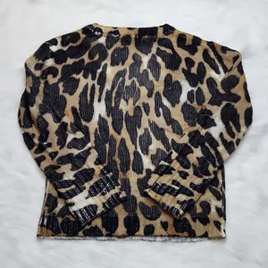 VICI‎ V-neck Animal Print Sweater Small New thumbnail 9