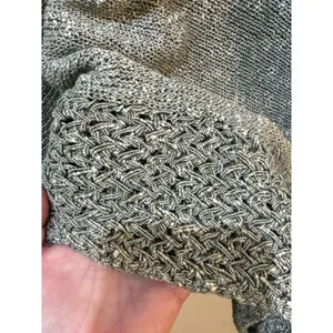 Pour Toi Green Cardigan Sweater Size XL‎ Open Collar Lagenlook Artsy Unique thumbnail 6