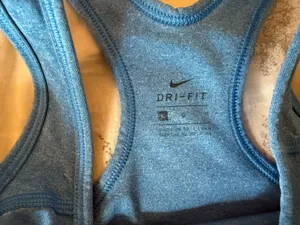 Nike Blue Sports Dri-Fit Bra Racerback Large thumbnail 3