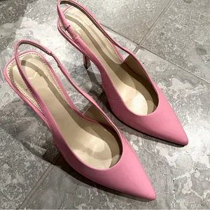 Marc Fisher LTD Emalyn Slingback Pumps in Medium Pink, Size 8 (Sold Out) $140 thumbnail 9