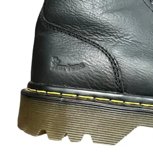 Doc Dr. Martens Awley 6 in 8-Eye Black Leather Combat Boots sz 9 Women's 8 Men's thumbnail 9