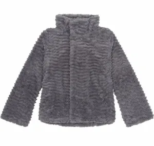 Patagonia Women’s Pelage Jacket Soft Curly Fleece in Nickel Gray S thumbnail 1