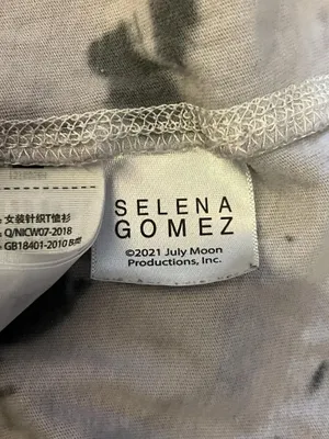 Selena Gomez Abercrombie & Fitch Shirt Womens Small Purple Tie Dye Tee Top thumbnail 7